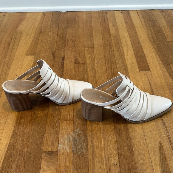 Sonoma | Women's Cream Strappy Mules - Picture 8 of 16